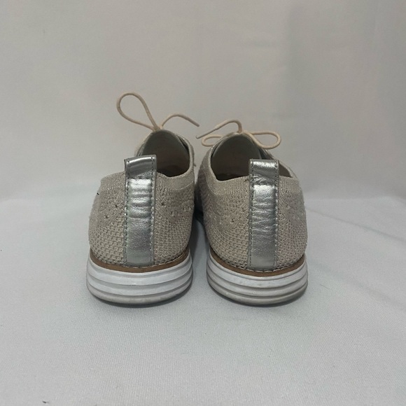 Cole Haan EUC zerogrand wingtip oxford metallic dress sneakers size 8 - Picture 7 of 9